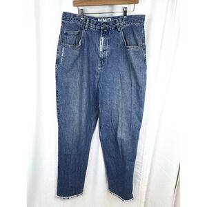 Vintage Maurice Malone MMD Jeans Mens 38 Baggy Wide Leg Hip Hop Denim Y2K